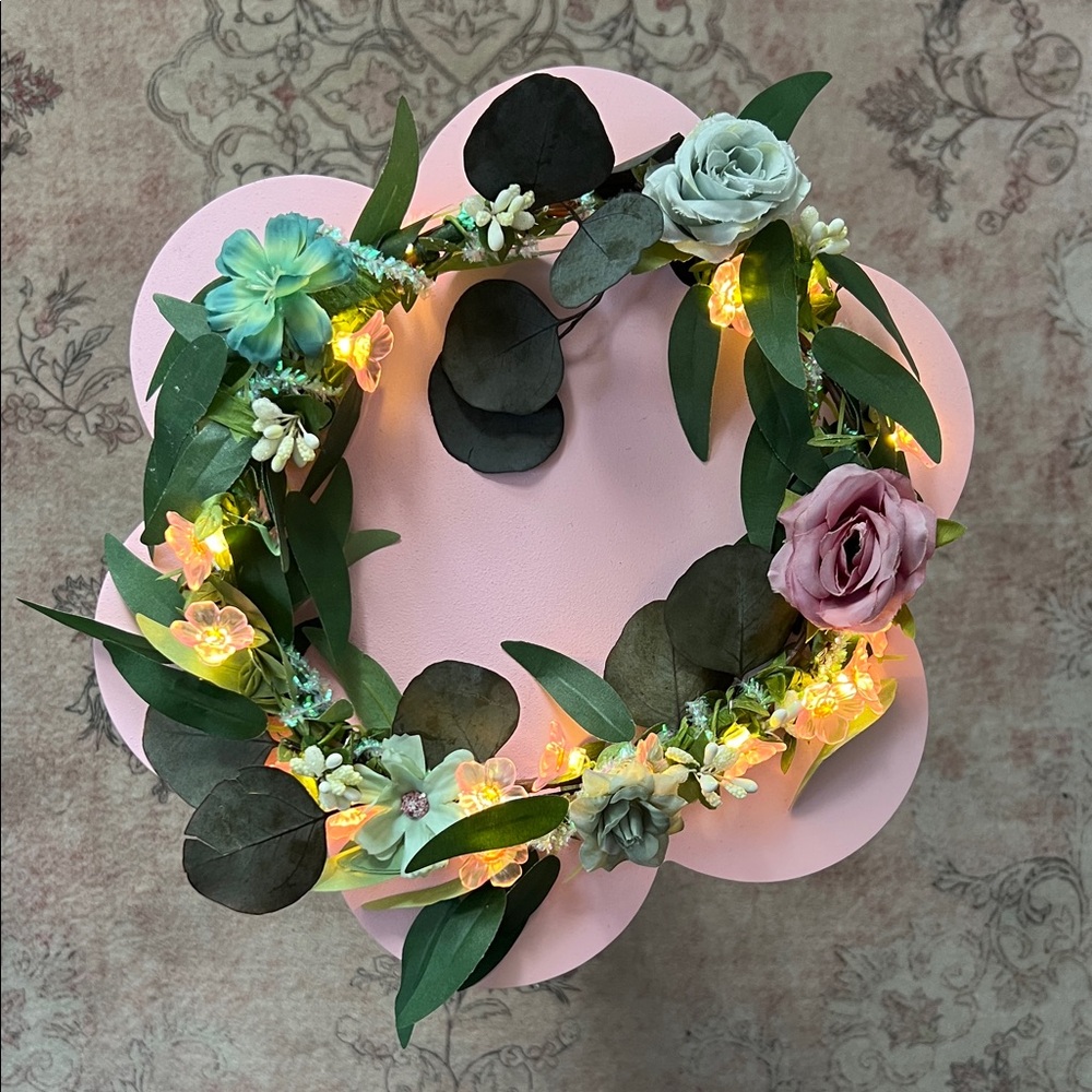 Fairy Flower Crown with LED Lights